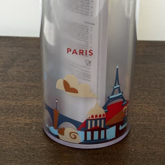 NEW Starbucks Paris France "You are Here" YAH Plastic Tumbler 16 oz 2022 NWT - Picture 2 of 15